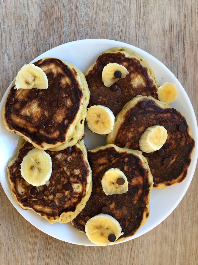pancakes bananes